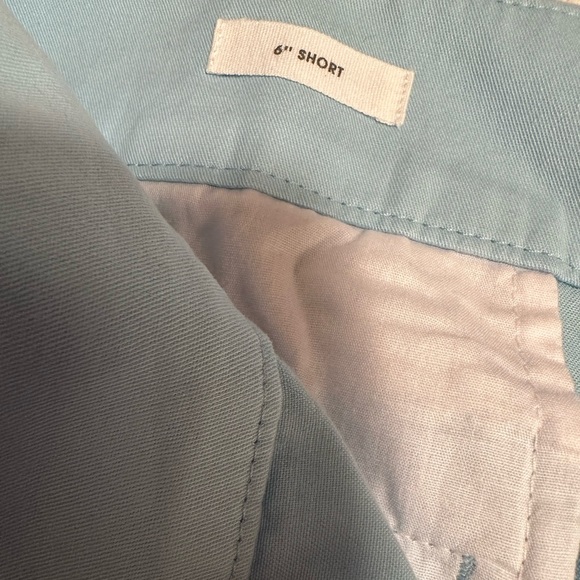 Loft Outlet Womens 16 Light Blue Mid Rose 6” Chino Shorts Cotton Twill - Picture 13 of 14